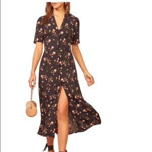 Reformation Rocky Floral Midi Dress